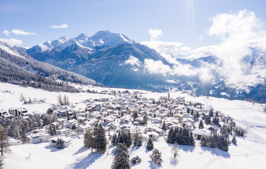 Lantsch/Lenz im Winter | © Ferienregion Lenzerheide